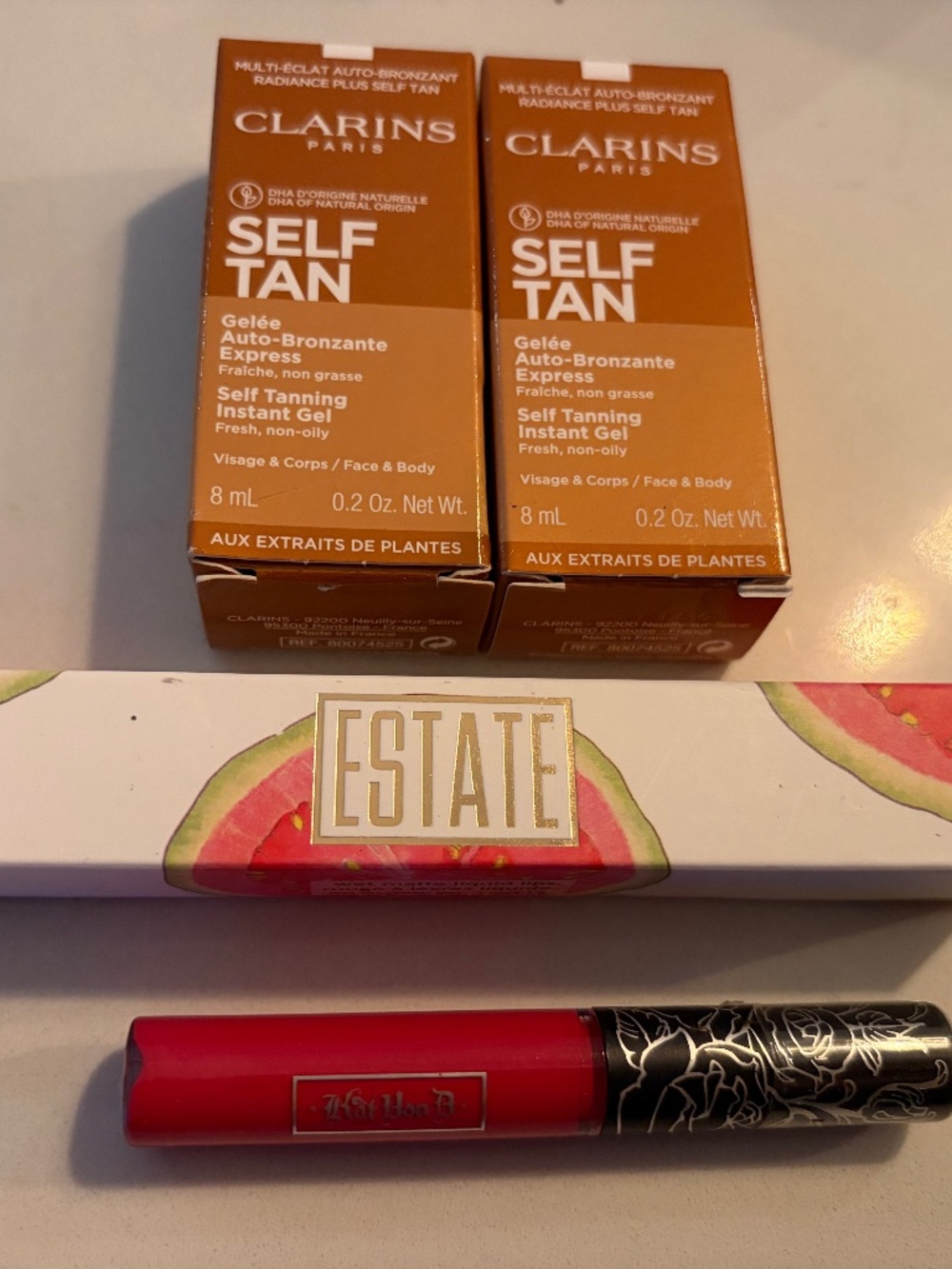 Lip color and Clarins minis bundle